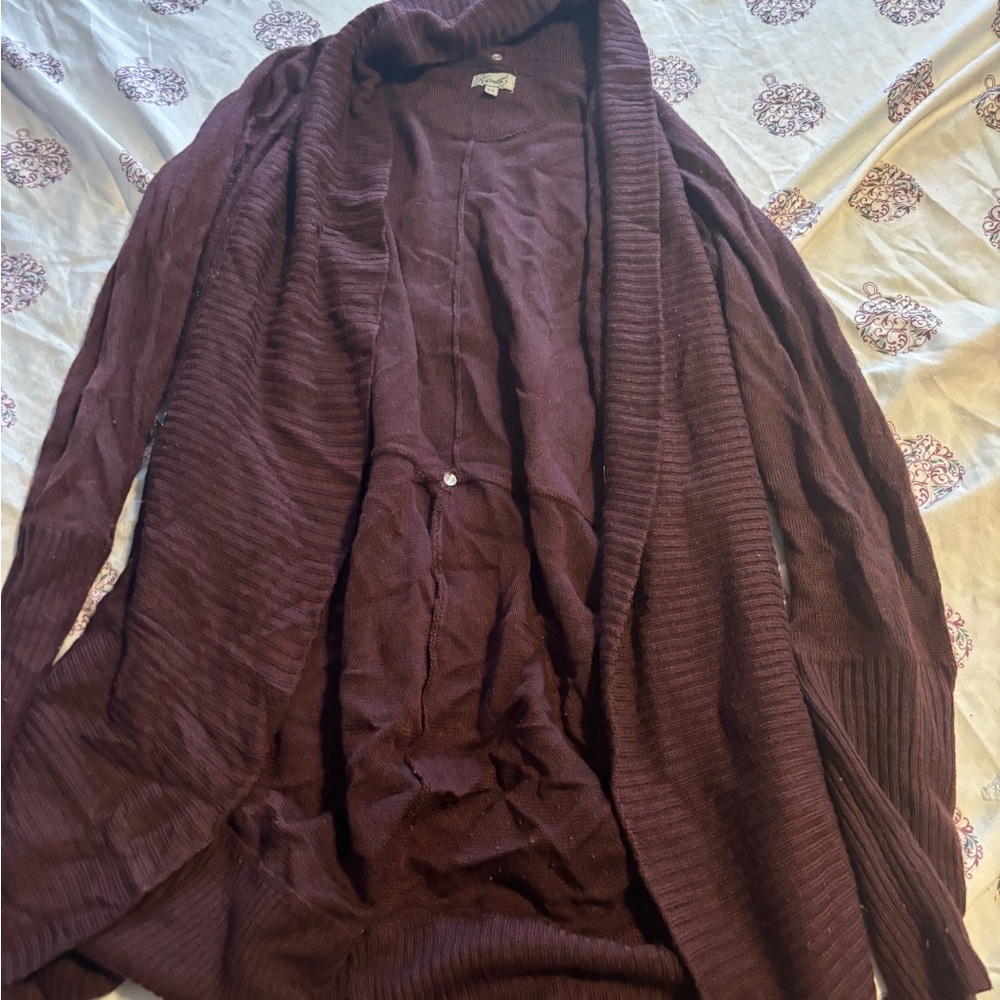 Kismet Maroon Knit Sweater